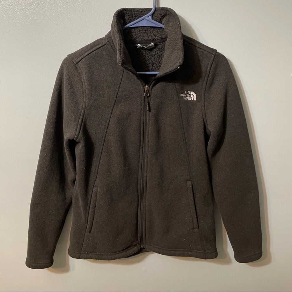 The North Face Women’s Charcoal Gray Fleece Jacket